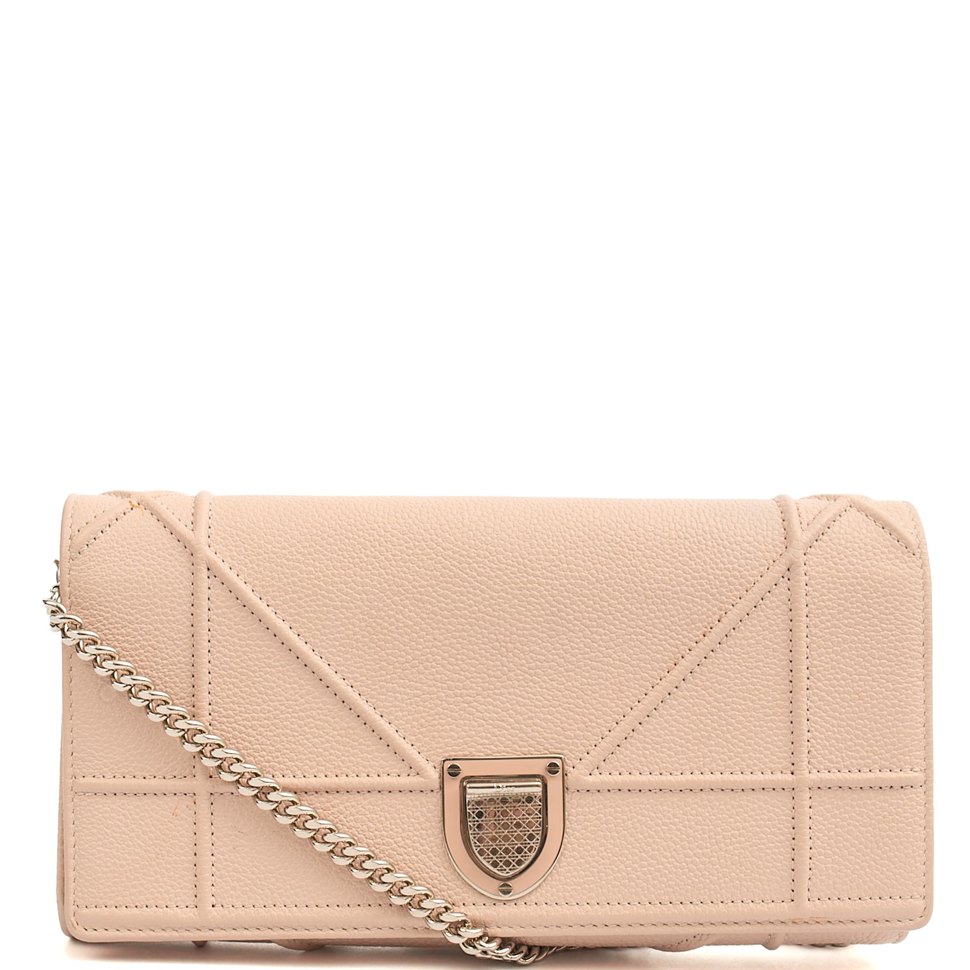 Christian Dior Cross Body Diorama WOC in Powder Pink, Calfskin — Alternate View 8