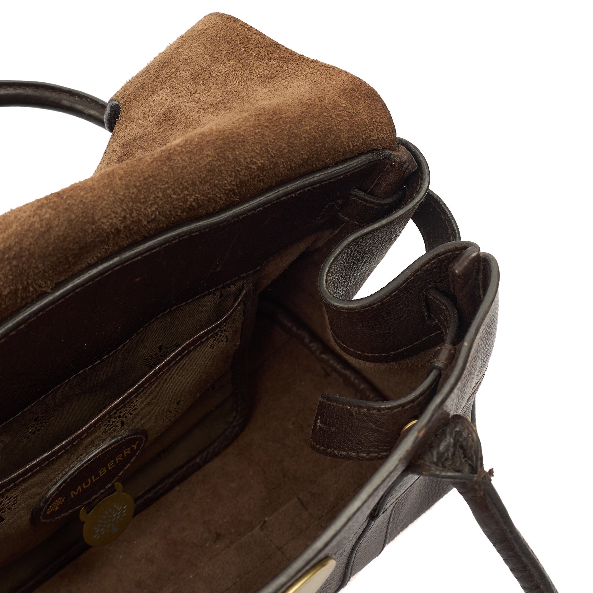 Mulberry Tote Bayswater- Small in Brown, Calfskin Leather — Alternate View 7