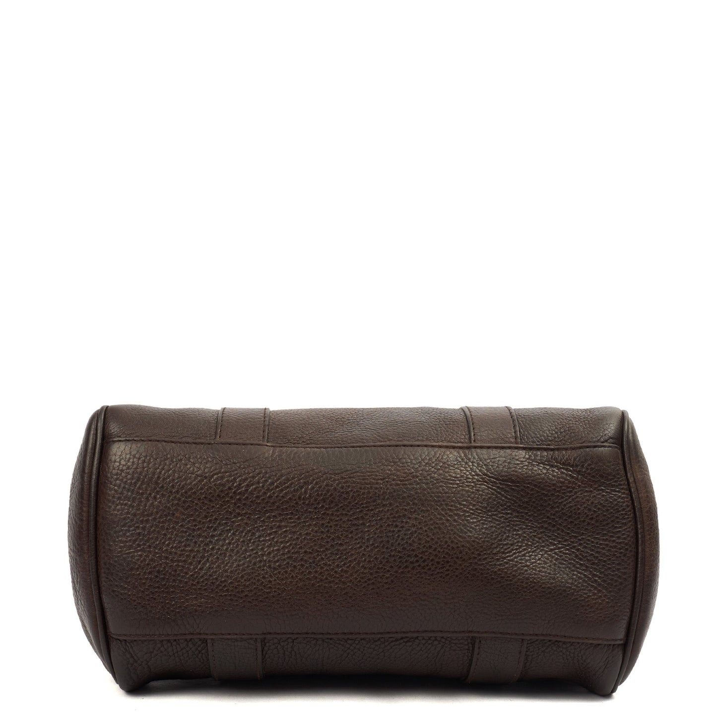 Mulberry Tote Bayswater- Small in Brown, Calfskin Leather — Detail View