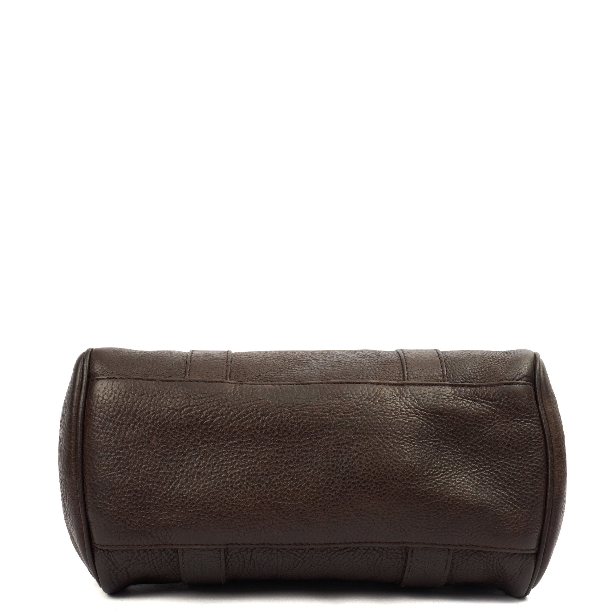 Mulberry Tote Bayswater- Small in Brown, Calfskin Leather — Detail View