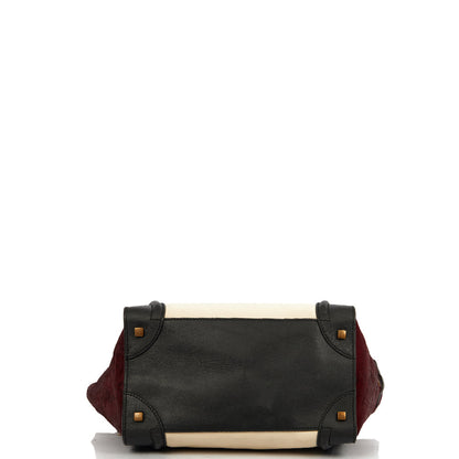 Celine Tote Luggage - Micro in Multi, Leather — Top View