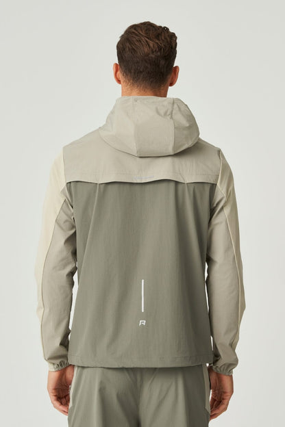 Reprimo Flight Windbreaker 'Khaki Sand' — XS — Side View