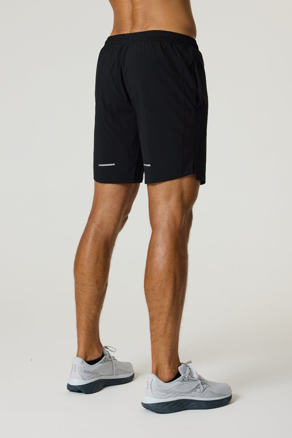 Reprimo Track Shorts 'Black' — XS — Side View
