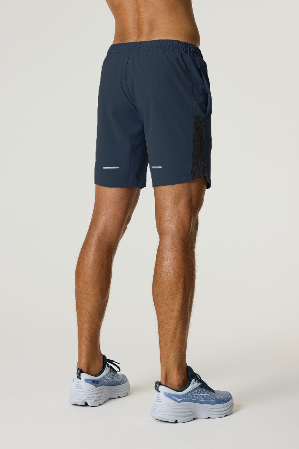 Reprimo Track Shorts 'Navy' — XS — Back View
