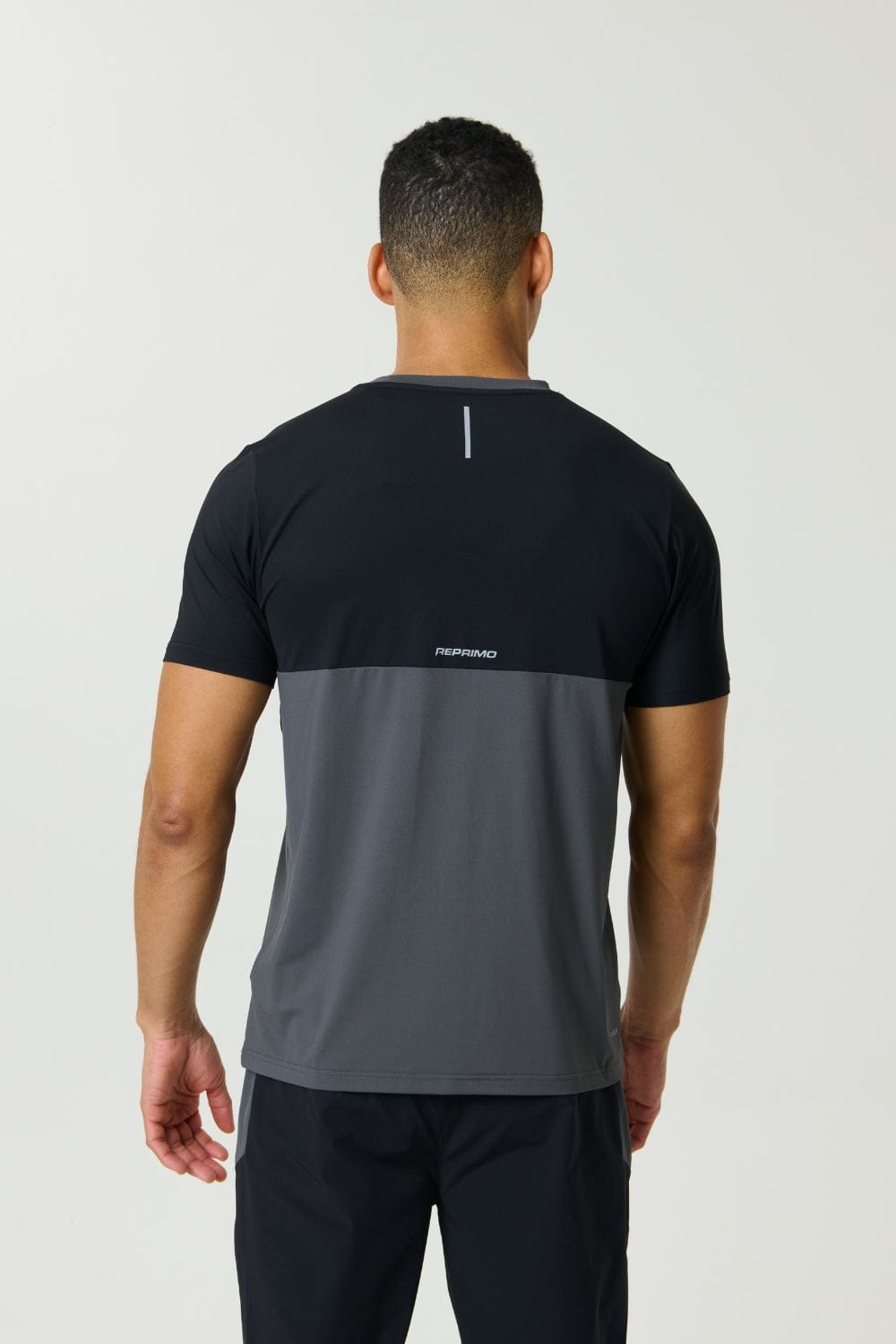 Reprimo Flight Tee 'Slate Obsidian' — XXS — Back View