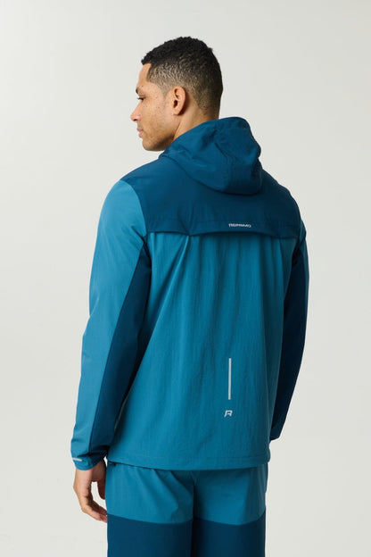 Reprimo Flight Windbreaker 'Lake Blue Teal' — XS — Side View