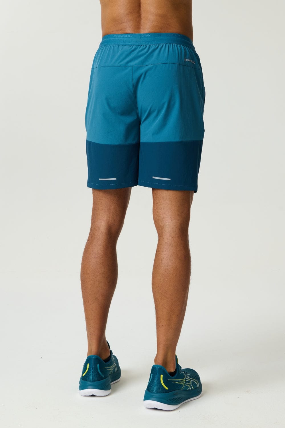 Reprimo Flight Short 'Lake Blue Teal' — XS — Side View