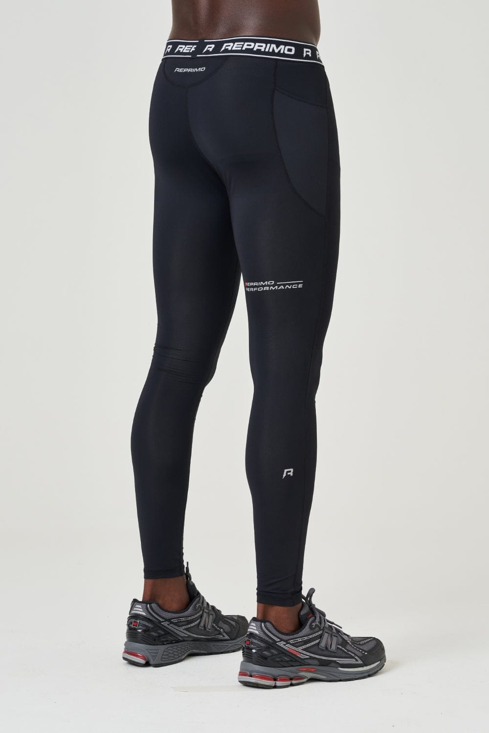 Reprimo RP Base-Layer Pant 'Black Red' — XS — Side View
