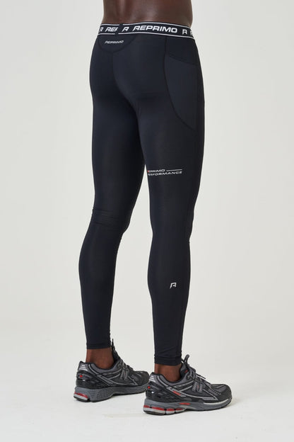 Reprimo RP Base-Layer Pant 'Black Red' — XS — Side View