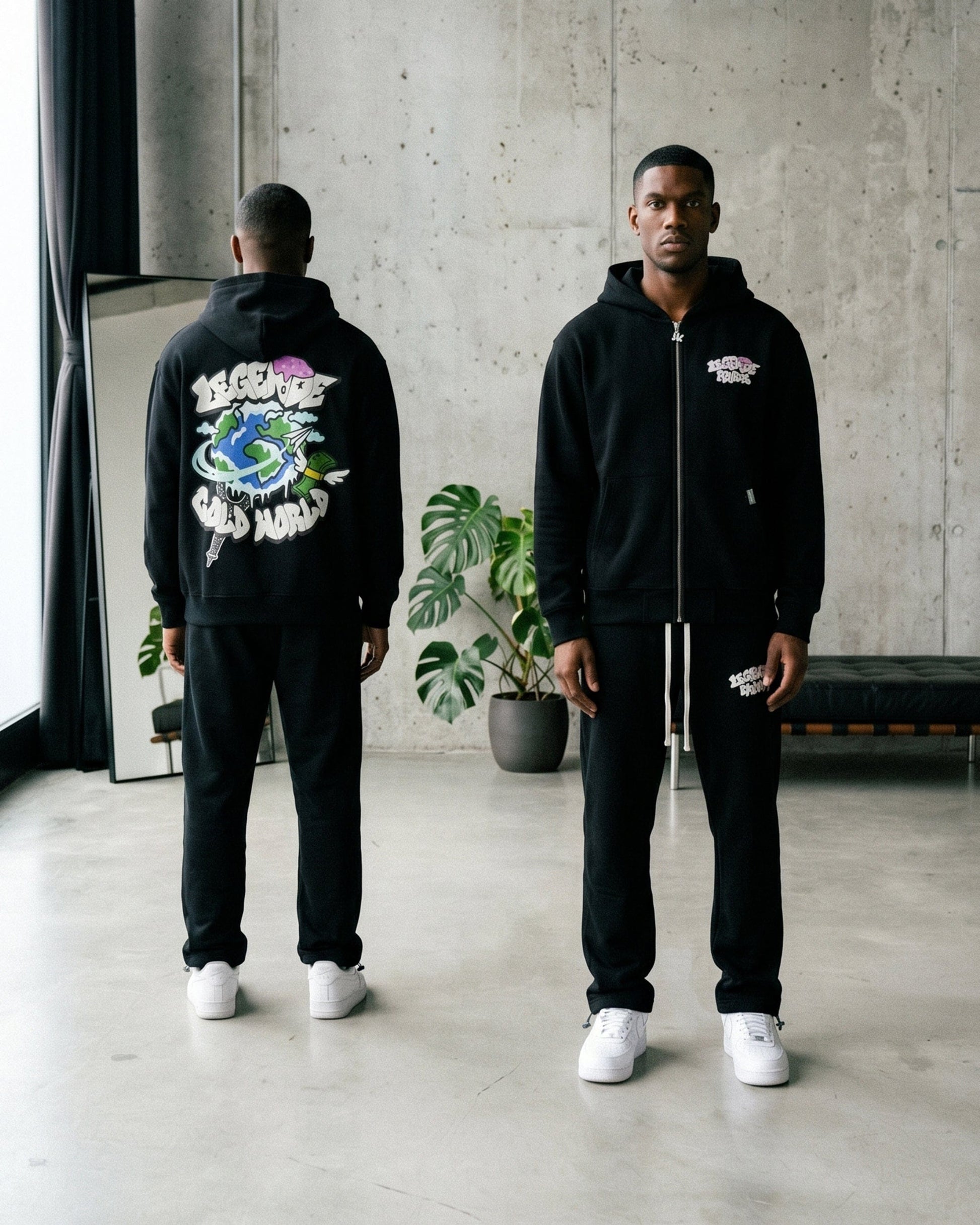 Legende Paris COLD WORLD HOOD - BLACK — XS — Alternate View 9