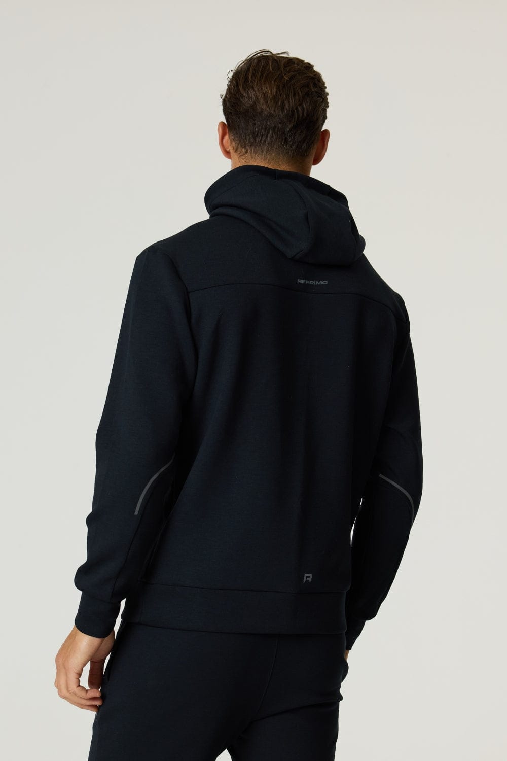 Reprimo Motion Hoodie 'Black' — XS — Side View