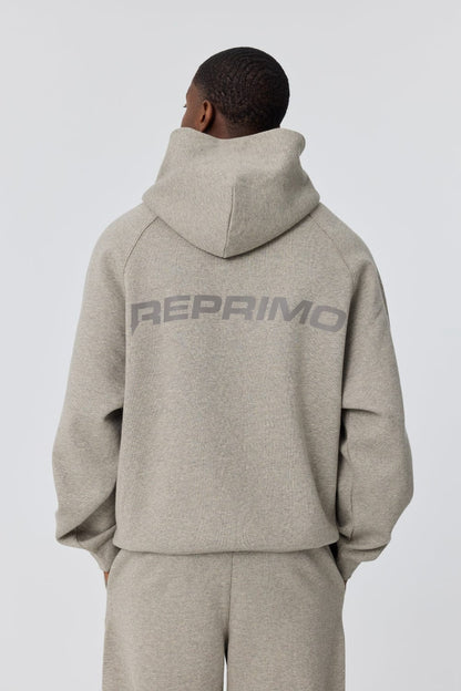 Reprimo Collective Hoodie 'Grey' — XS — Side View