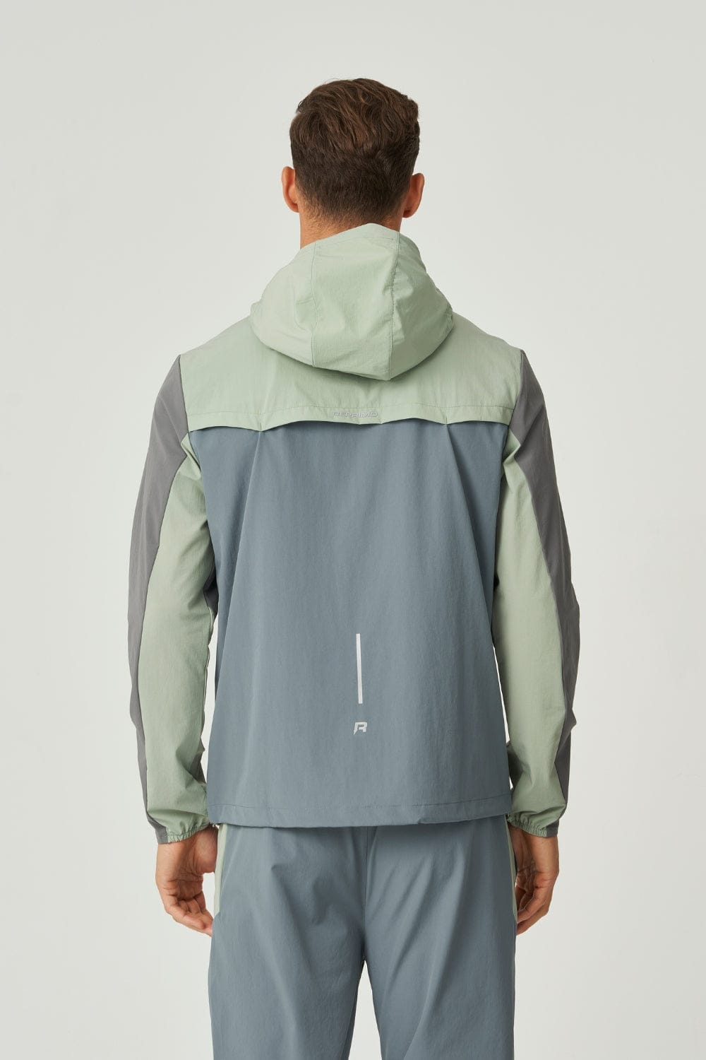 Reprimo Flight Windbreaker 'Blue Steel Iceberg' — XS — Side View