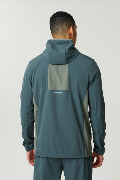 Reprimo Clima Shell Jacket 'Dark Moss Khaki' — XS — Side View