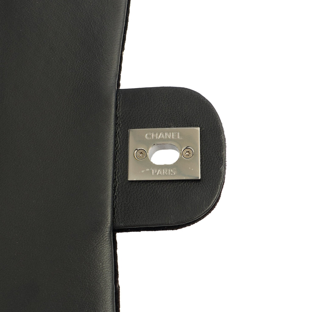 Chanel Shoulder Bag Flap Bag in Black, Velvet — Alternate View 26
