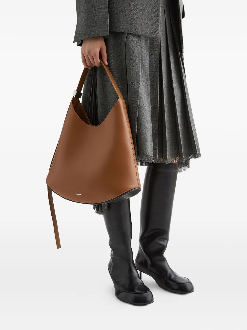 Jil Sander Medium Eldorado Shoulder Bag — Same as shown — Size One Size — Side View