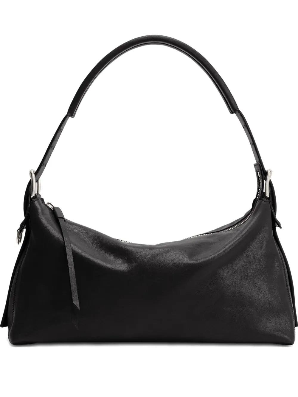 Lemaire Belted Leather Shoulder Bag — Same as shown — Size One Size — Front View