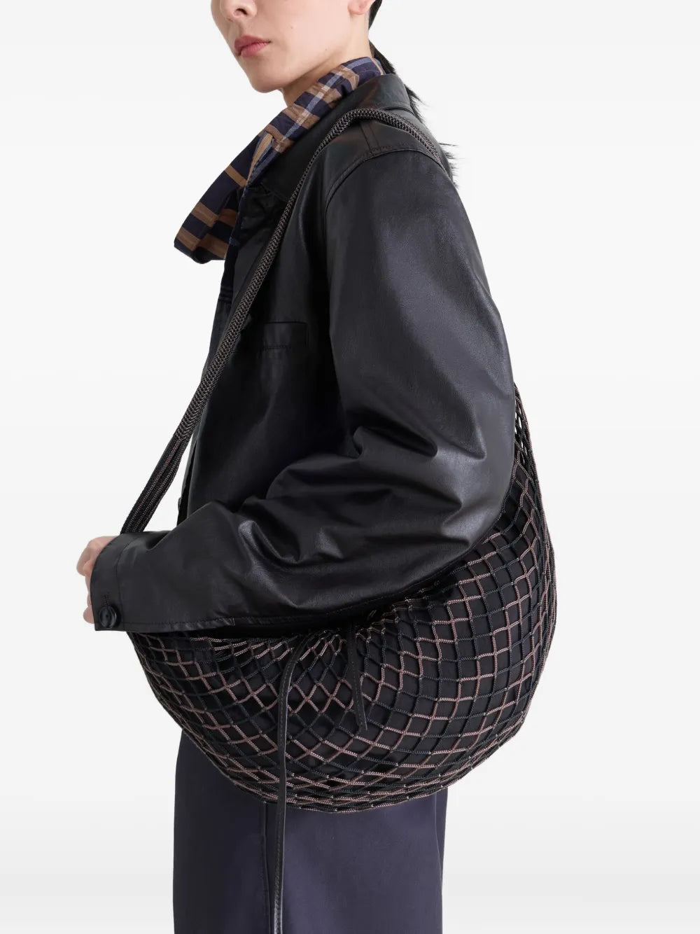 Lemaire X Filt Croissant Shoulder Bag — Same as shown — Size One Size — Back View