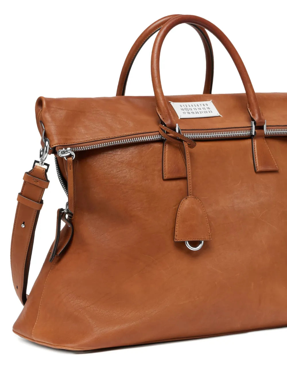 Maison Margiela Leather 5Ac Top Handle Shoulder Bag — Same as shown — Size One Size — Top View
