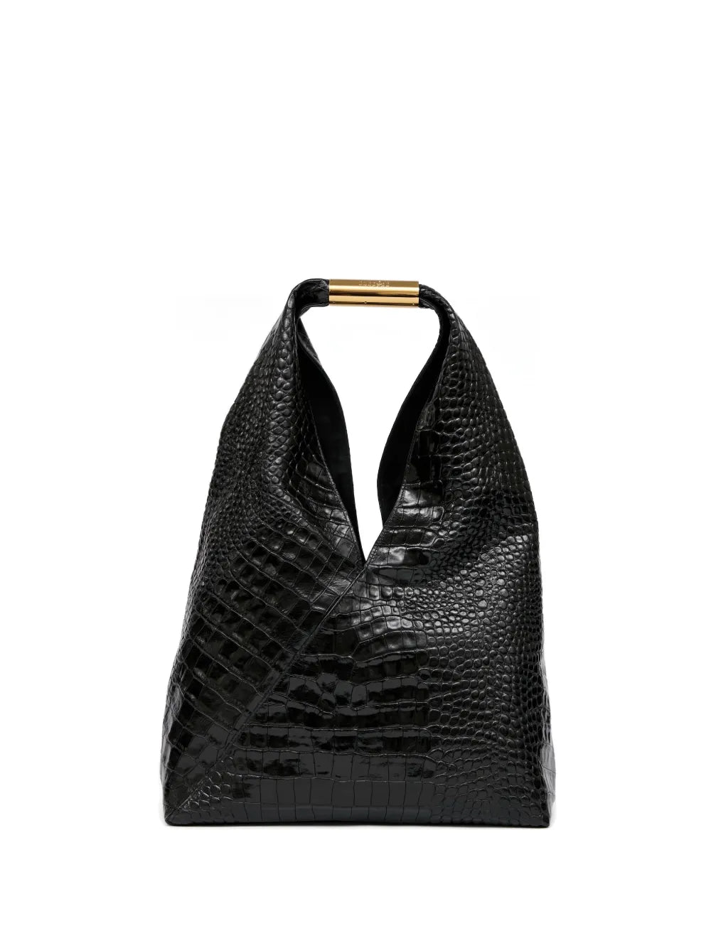Mm6 Maison Margiela Crocodile Embossed Shoulder Bag — Same as shown — Size One Size — Front View