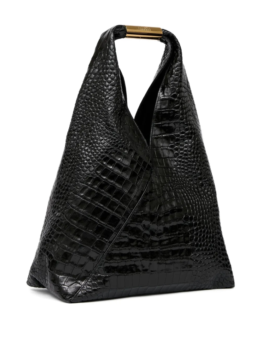 Mm6 Maison Margiela Crocodile Embossed Shoulder Bag — Same as shown — Size One Size — Side View