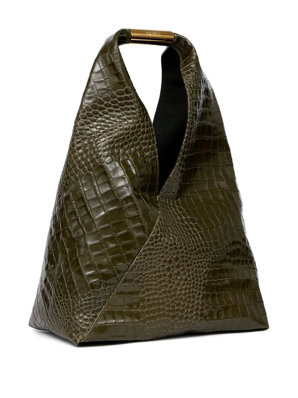 Mm6 Maison Margiela Crocodile Embossed Shoulder Bag — Same as shown — Size One Size — Side View