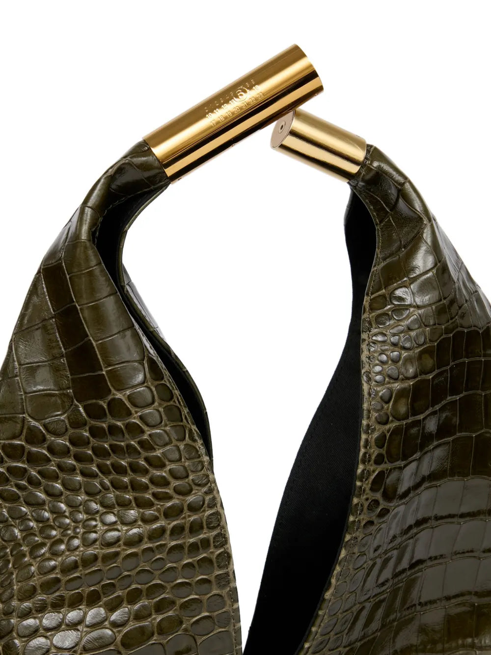 Mm6 Maison Margiela Crocodile Embossed Shoulder Bag — Same as shown — Size One Size — Top View