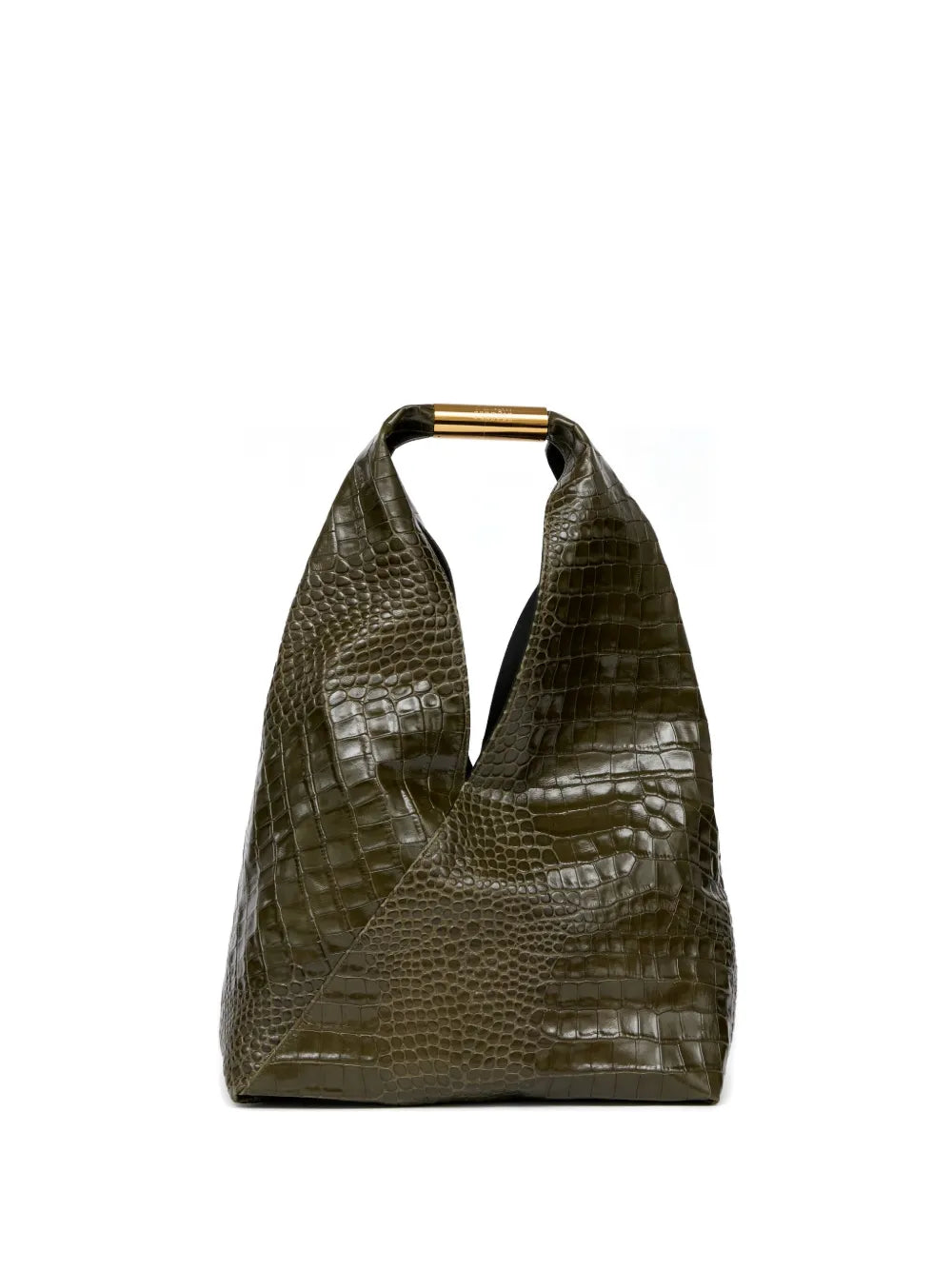 Mm6 Maison Margiela Crocodile Embossed Shoulder Bag — Same as shown — Size One Size — Front View