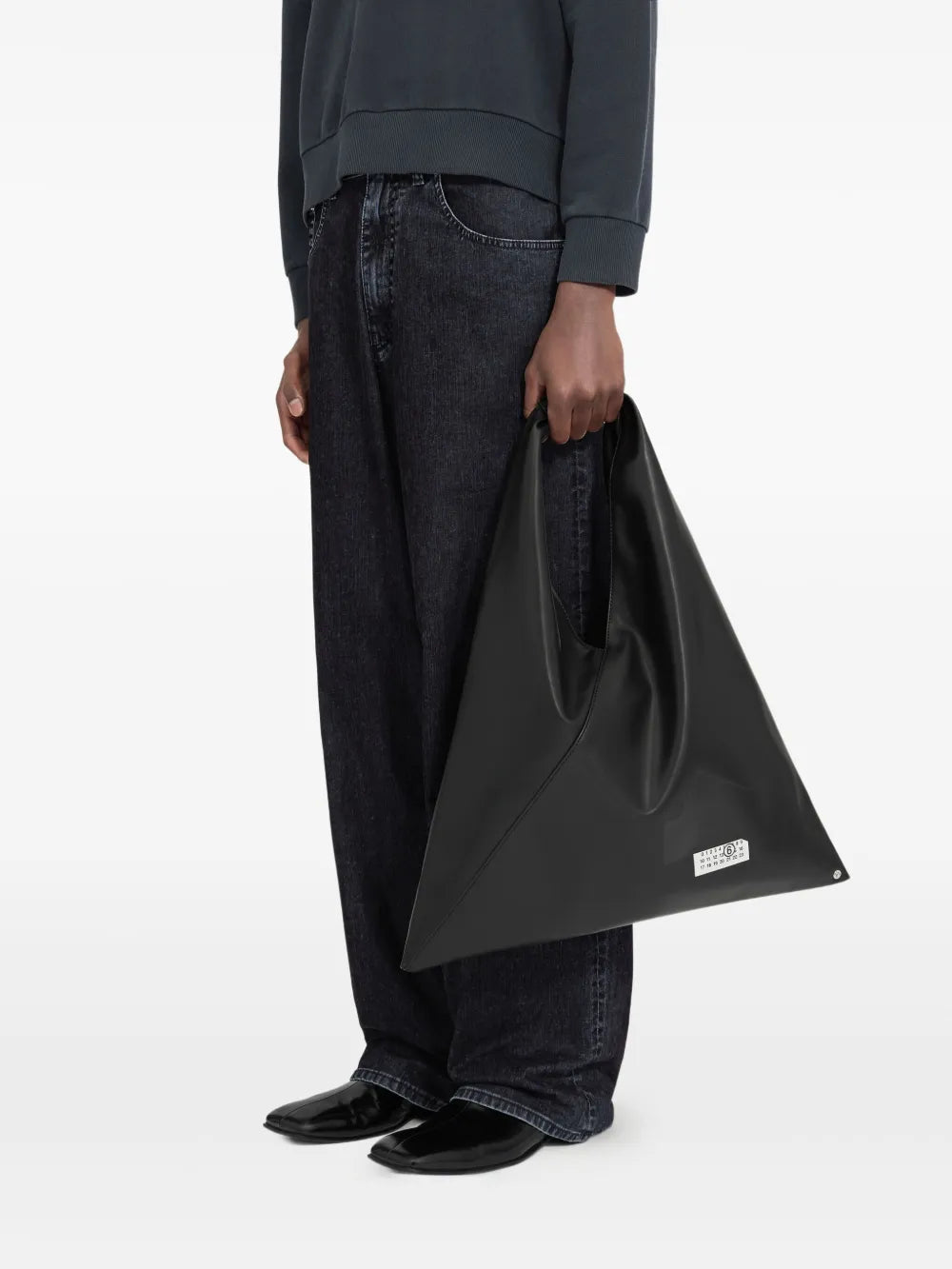 Mm6 Maison Margiela Triangular Shoulder Bag — Same as shown — Size One Size — Side View