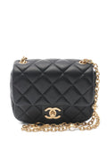 Chanel Pre Owned 2021 Mini Matelasse Shoulder Bag — Same as shown — Size One Size — Front View