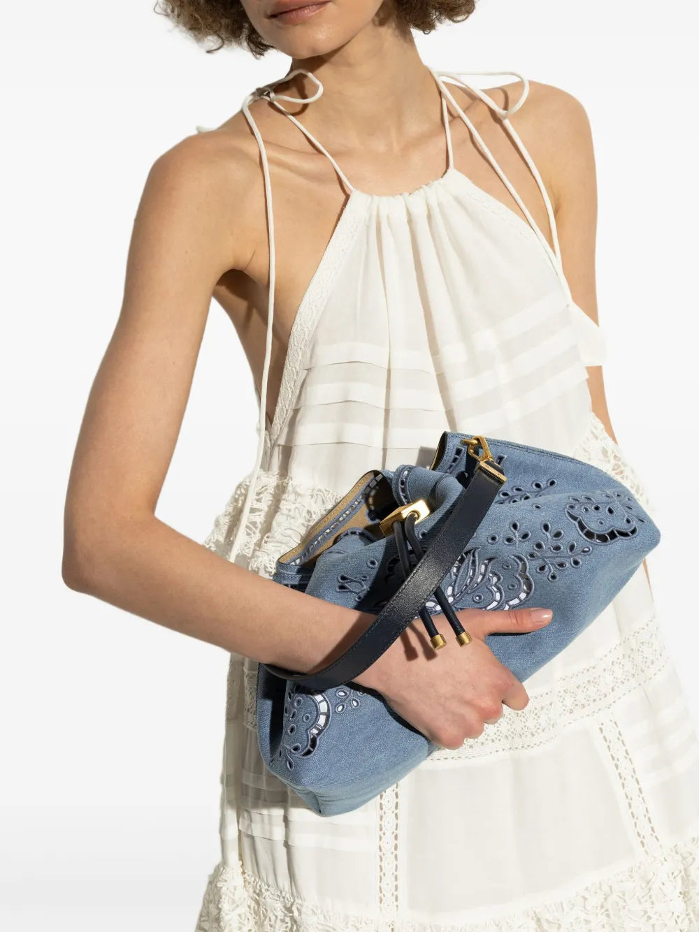 Jimmy Choo Cinch Bucket Bag — Same as shown — Size One Size — Side View