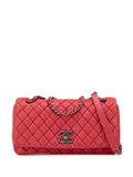 Chanel Pre Owned 2012 2013 Small Iridescent Calfskin New Bubble Flap Shoulder Bag — Same as shown — Size One Size — Front View