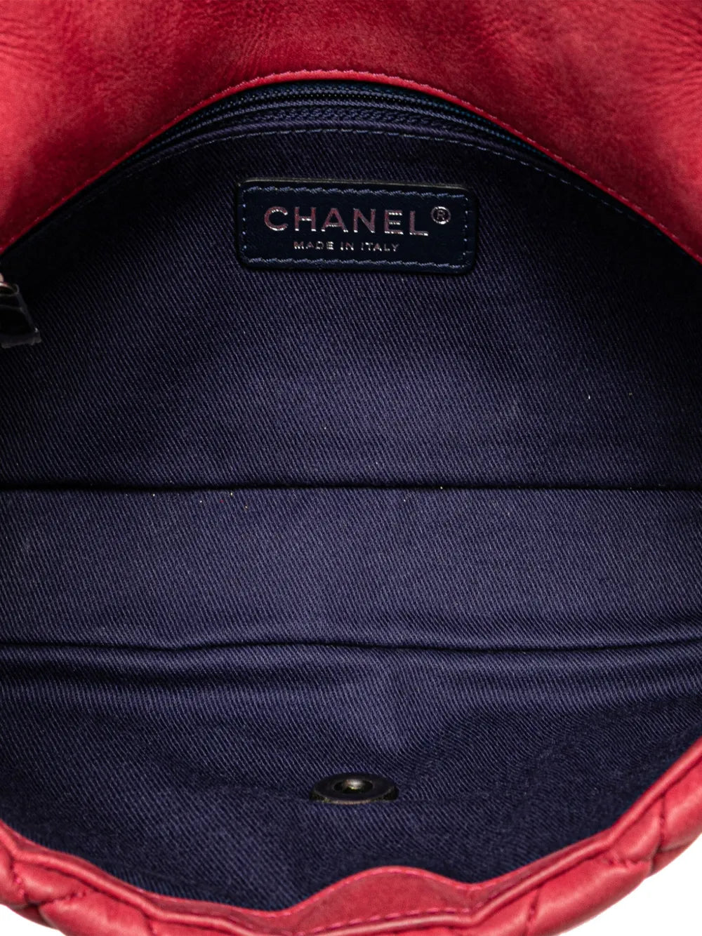 Chanel Pre Owned 2012 2013 Small Iridescent Calfskin New Bubble Flap Shoulder Bag — Same as shown — Size One Size — Detail View