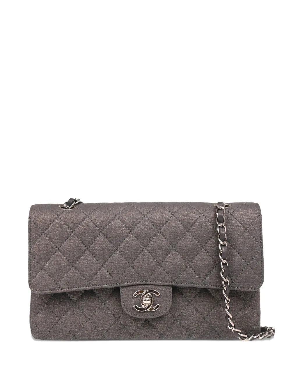 Chanel Pre Owned 2006 Medium Double Flap Shoulder Bag — Same as shown — Size One Size — Front View