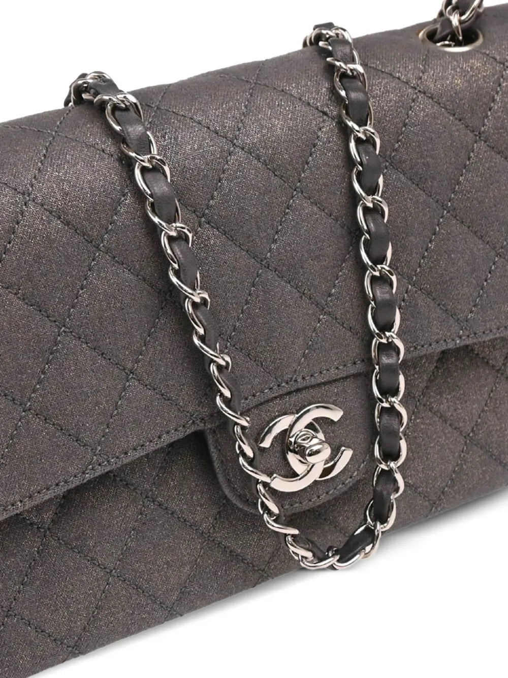 Chanel Pre Owned 2006 Medium Double Flap Shoulder Bag — Same as shown — Size One Size — Back View