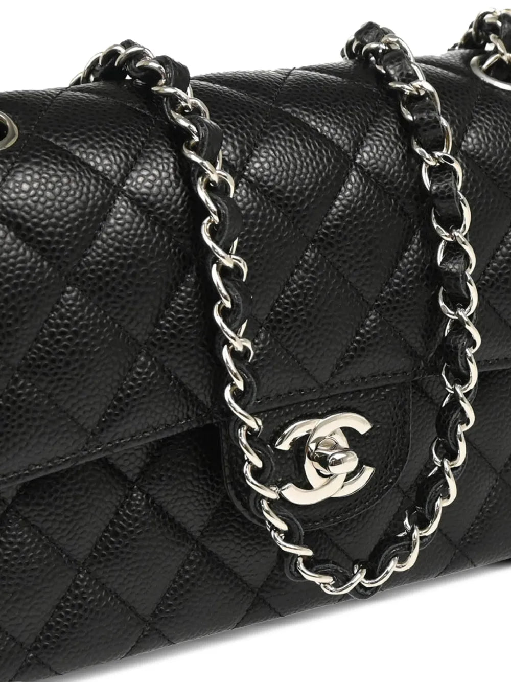 Chanel Pre Owned 2019 Small Double Flap Shoulder Bag — Same as shown — Size One Size — Back View