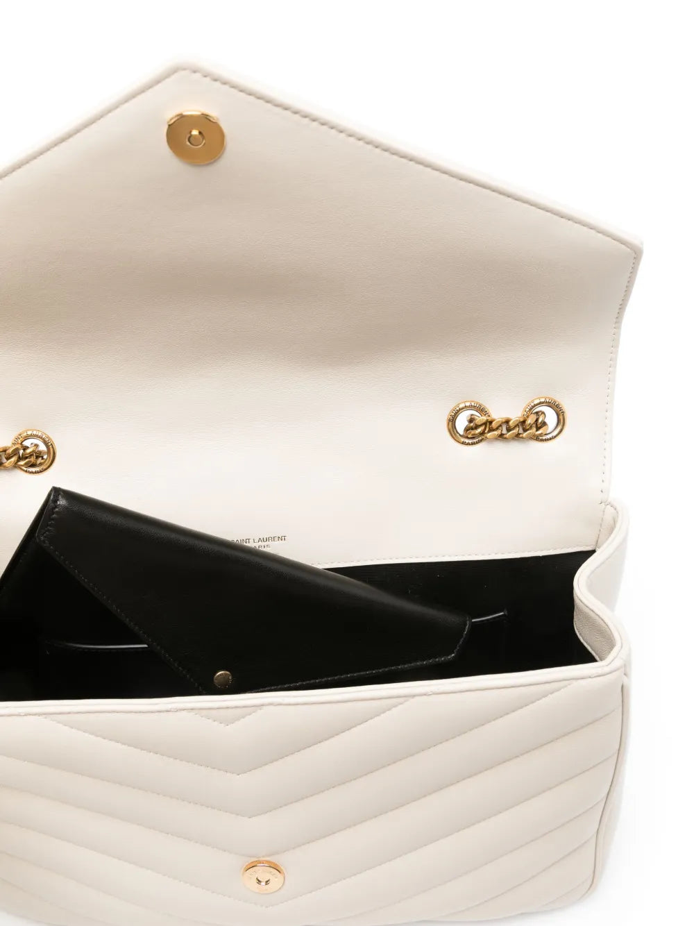 Saint Laurent Large Loulou Leather Shoulder Bag — Same as shown — Size One Size — Detail View