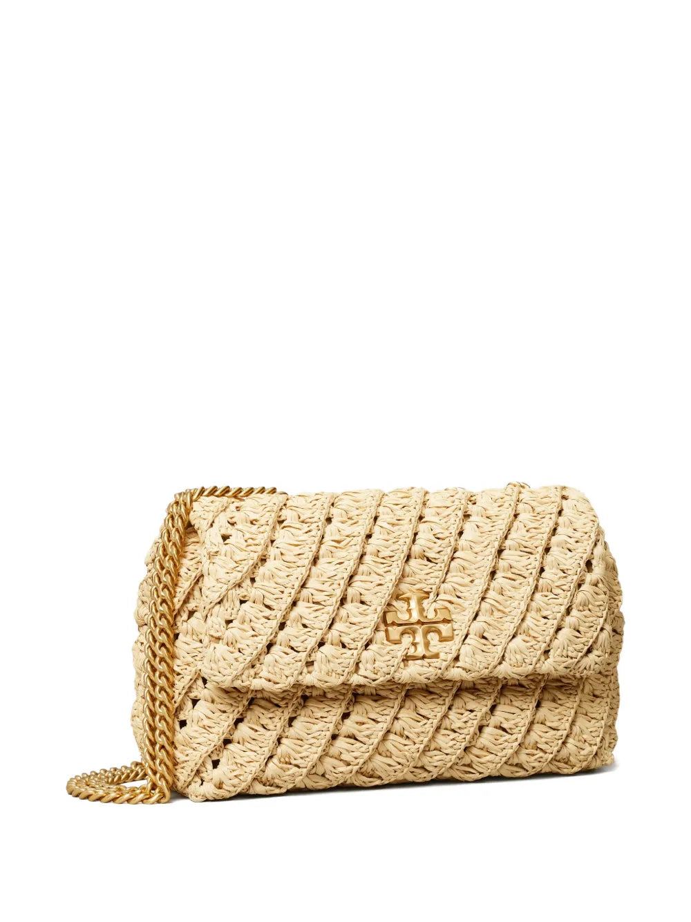 Tory Burch Kira Braided Straw Shoulder Bag — Same as shown — Size One Size — Top View