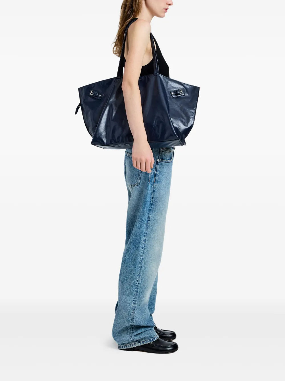Proenza Schouler Days Carryall Shoulder Bag — Same as shown — Size One Size — Side View