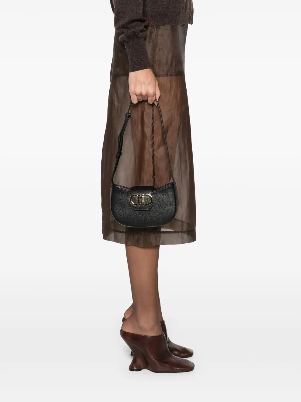 Ferragamo Gabry Shoulder Bag — Same as shown — Size One Size — Side View