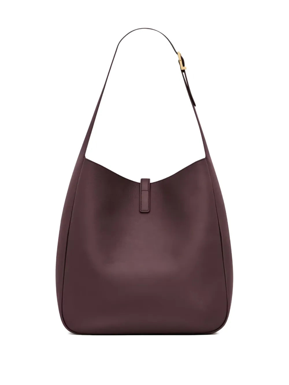 Saint Laurent Le 5 A 7 Slouchy Leather Shoulder Bag — Same as shown — Size One Size — Side View