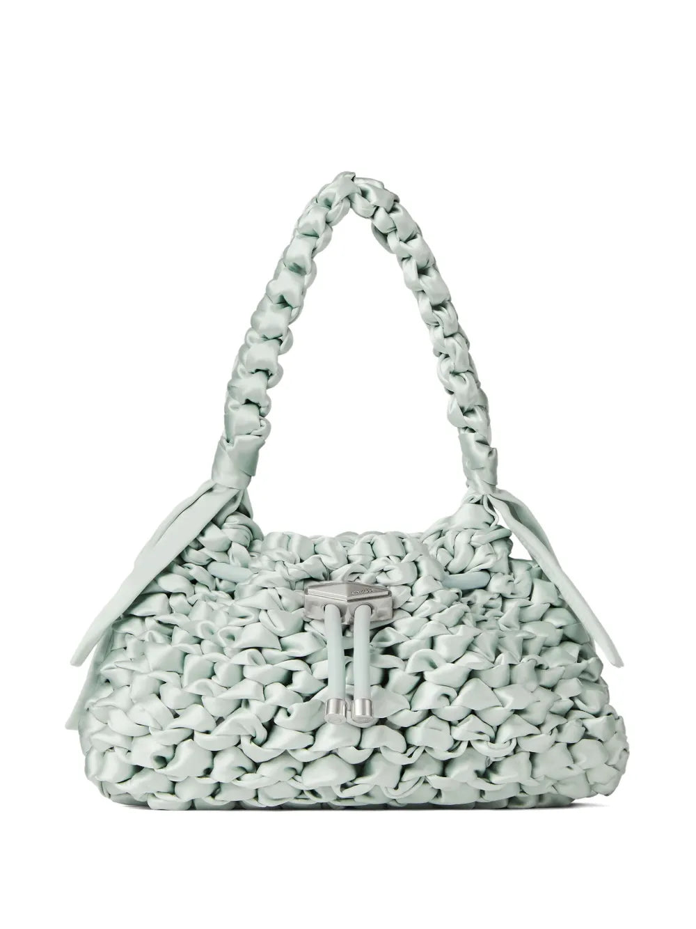 Jimmy Choo Small Cinch Leather Shoulder Bag — Same as shown — Size One Size — Front View