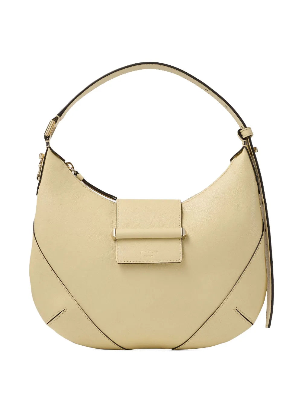 Jimmy Choo Small Bar Leather Shoulder Bag — Same as shown — Size One Size — Front View