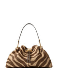 Jimmy Choo Medium Cinch Zebra Print Shoulder Bag — Same as shown — Size One Size — Front View