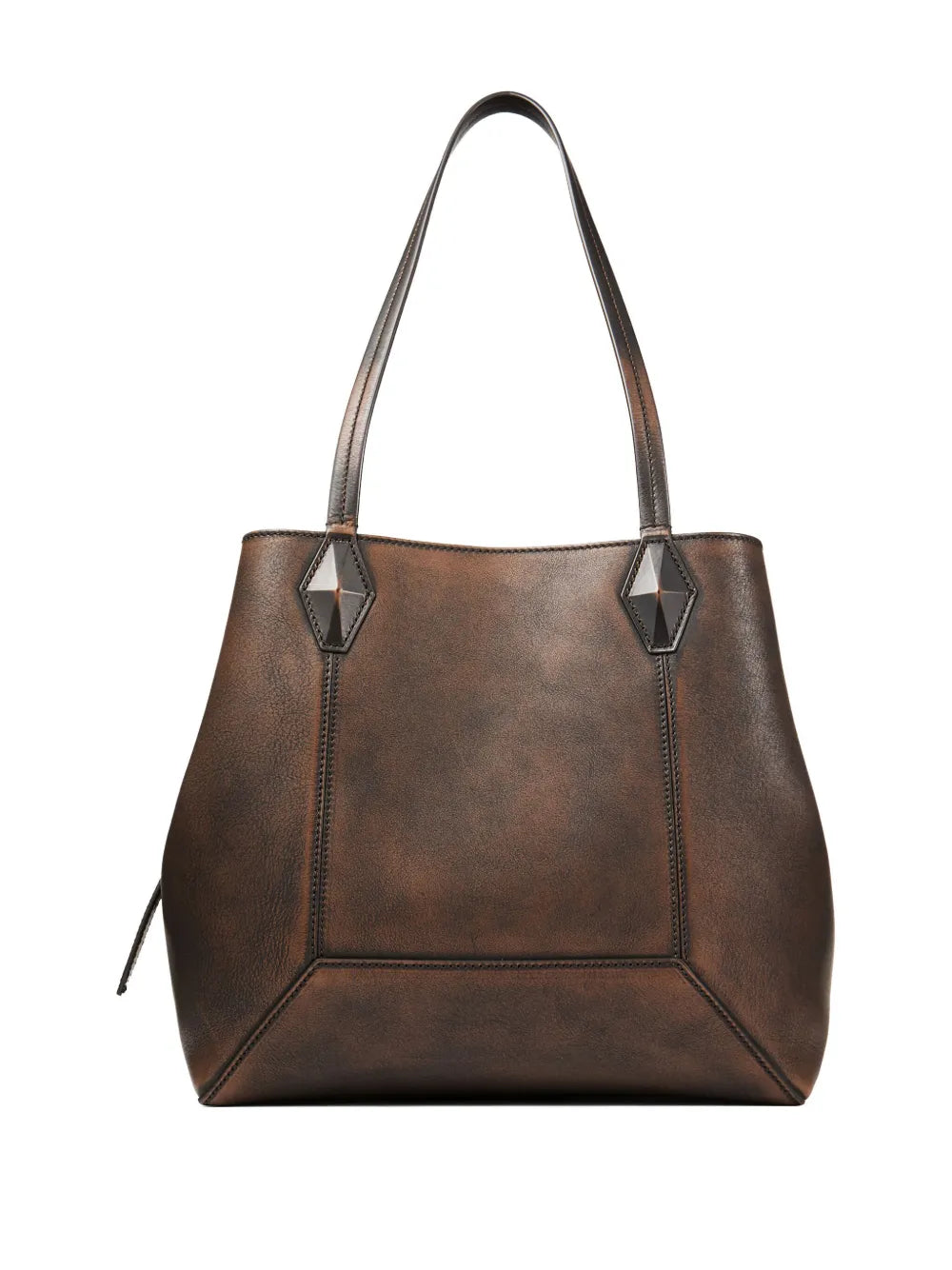 Jimmy Choo Medium Diamond Leather Shoulder Bag — Same as shown — Size One Size — Side View