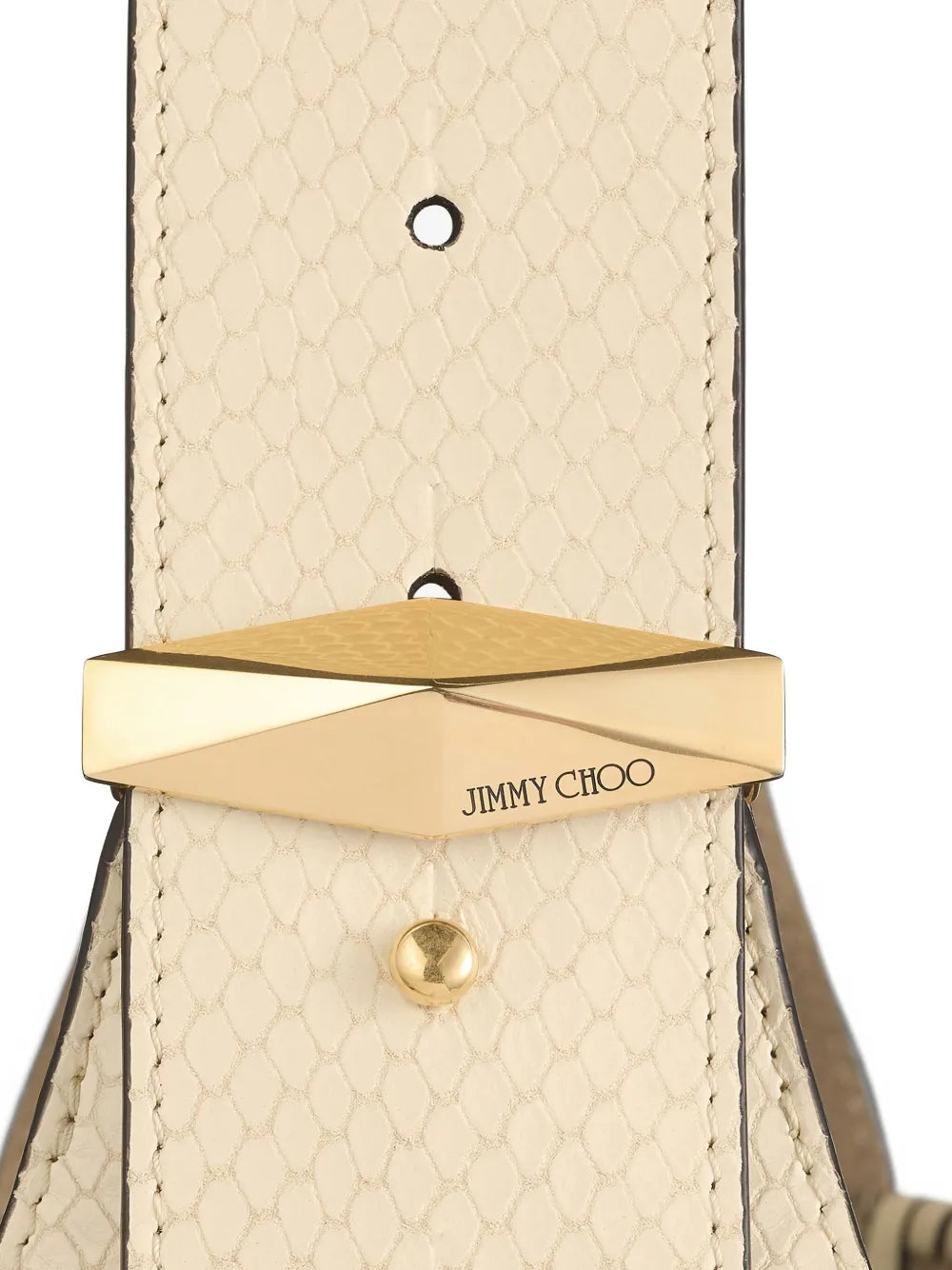Jimmy Choo Medium Diamond Hobo Leather Shoulder Bag — Same as shown — Size One Size — Top View