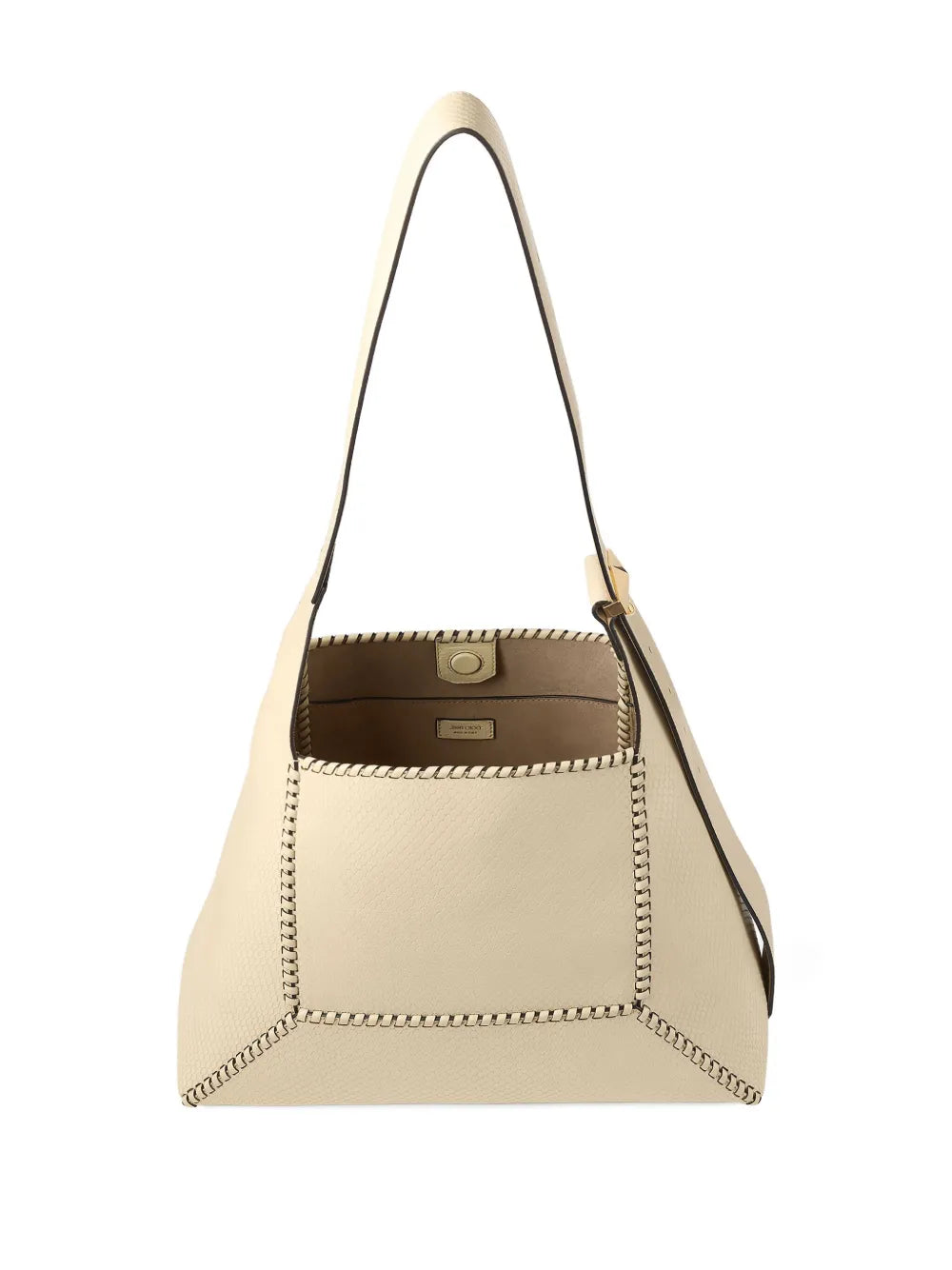 Jimmy Choo Medium Diamond Hobo Leather Shoulder Bag — Same as shown — Size One Size — Detail View