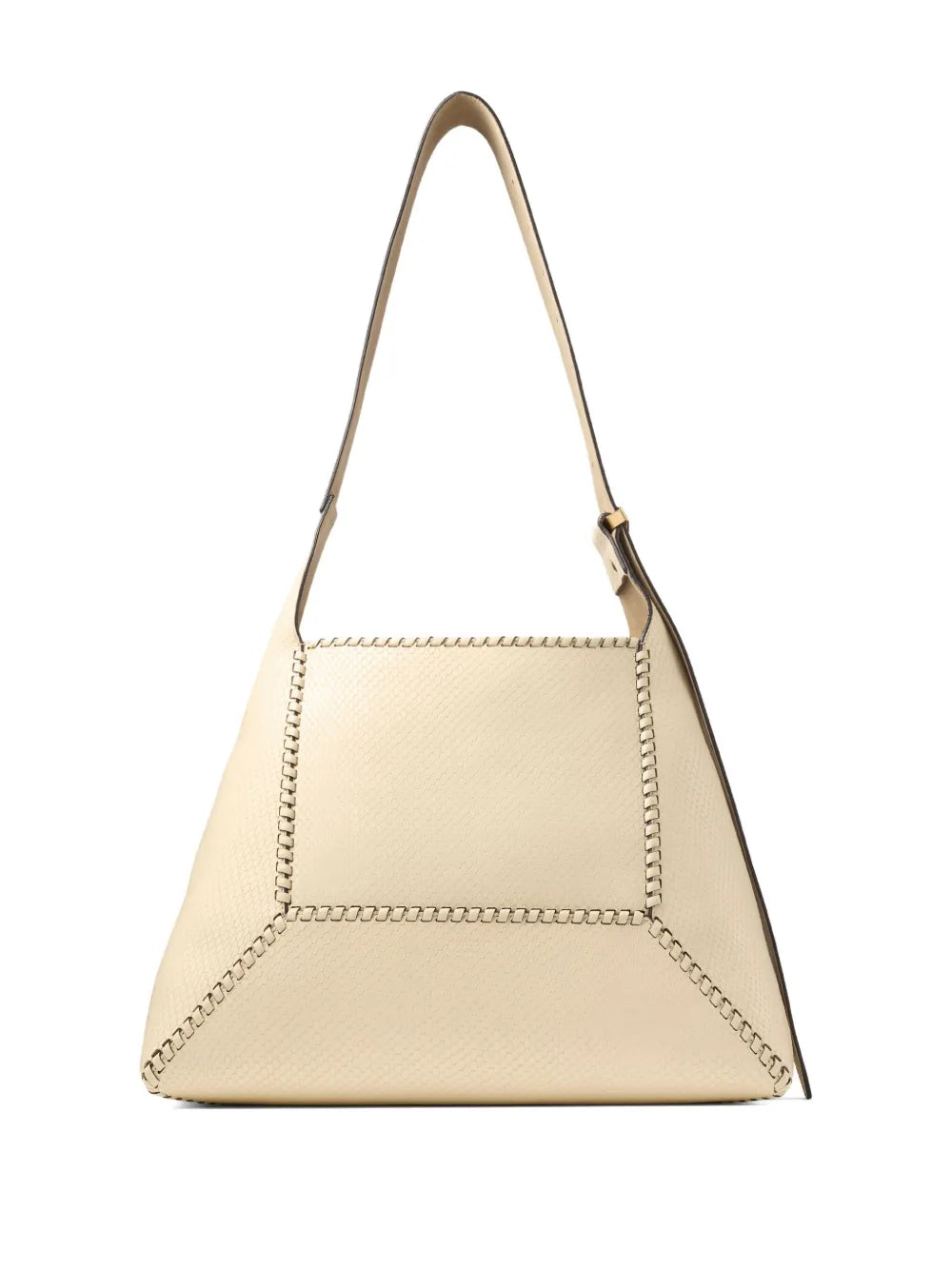 Jimmy Choo Medium Diamond Hobo Leather Shoulder Bag — Same as shown — Size One Size — Side View