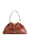 Jimmy Choo Cinch M Snakeskin Effect Leather Shoulder Bag — Same as shown — Size One Size — Front View