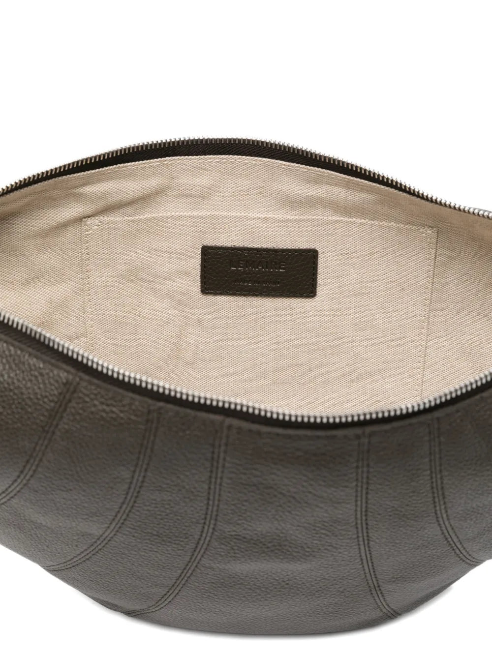 Lemaire Medium Croissant Leather Shoulder Bag — Same as shown — Size One Size — Detail View